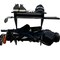 Trapski Single Golf Bag Organizor Rack with Top Shelf, Black GOLF-1-1-BLK - alternate 1